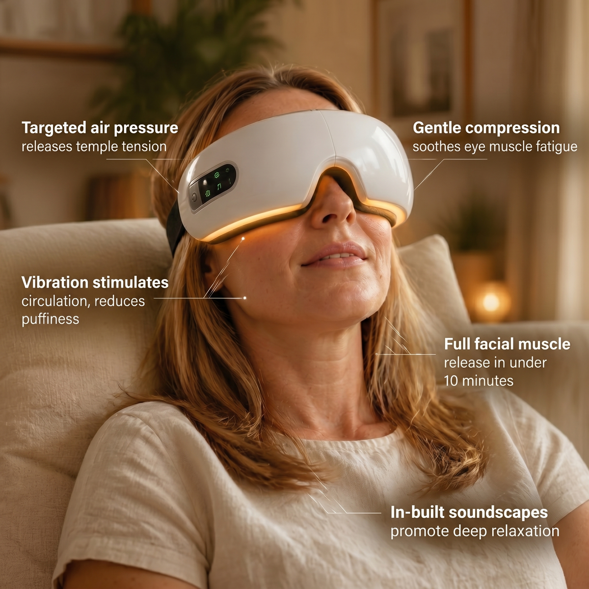 Heat Eye Massager - Ultimate Relaxation & Comfort
