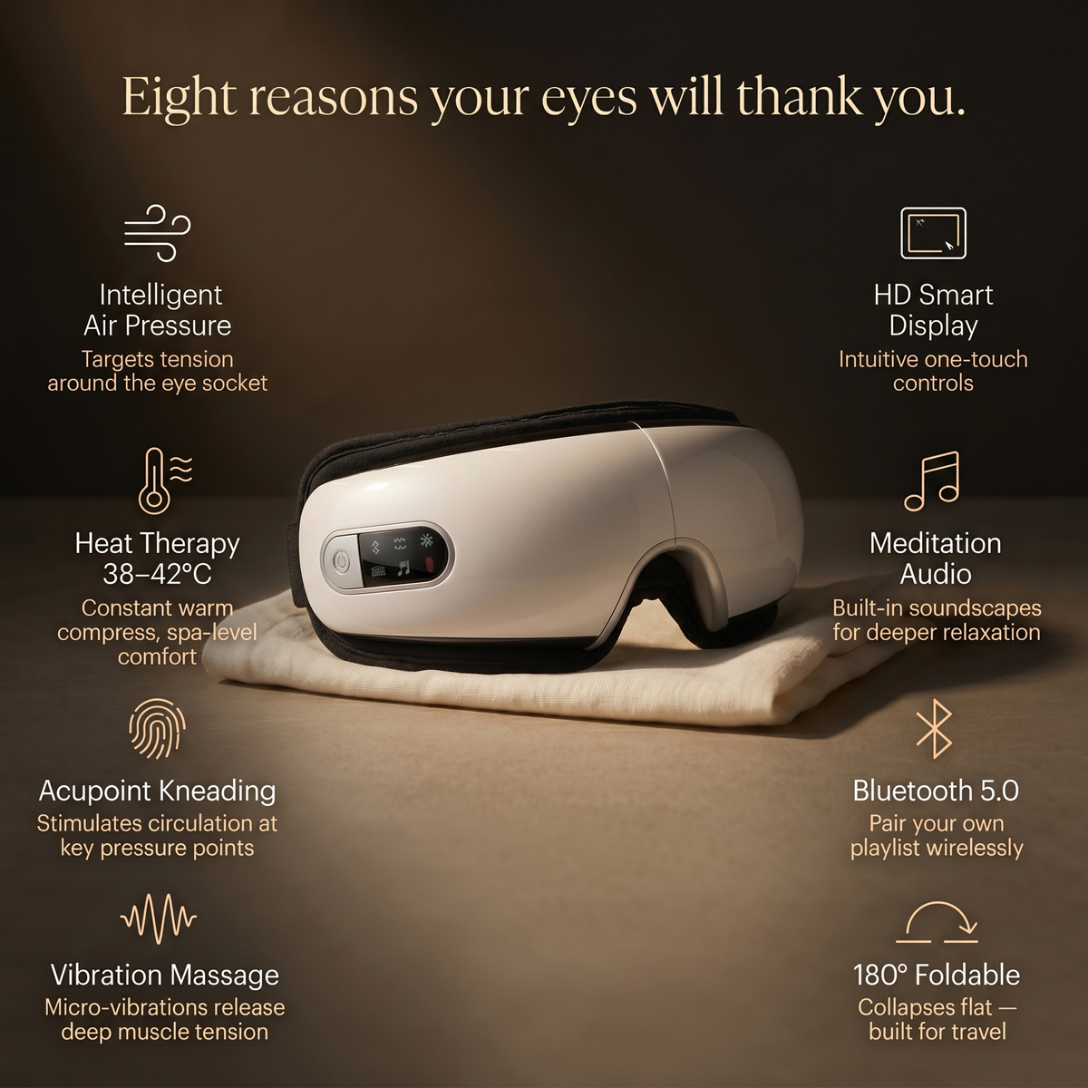 Heat Eye Massager - Ultimate Relaxation & Comfort
