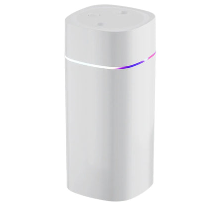 Creative Dual Nozzle Humidifier Desktop Home Bedroom Car Aromatherapy Silent Air Humidification Usb 7 Color Ambient Light