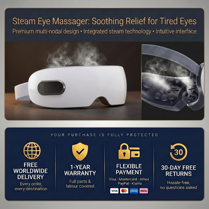 Steam Eye Massager - Banish Dark Circles & Enhance Sleep Quality