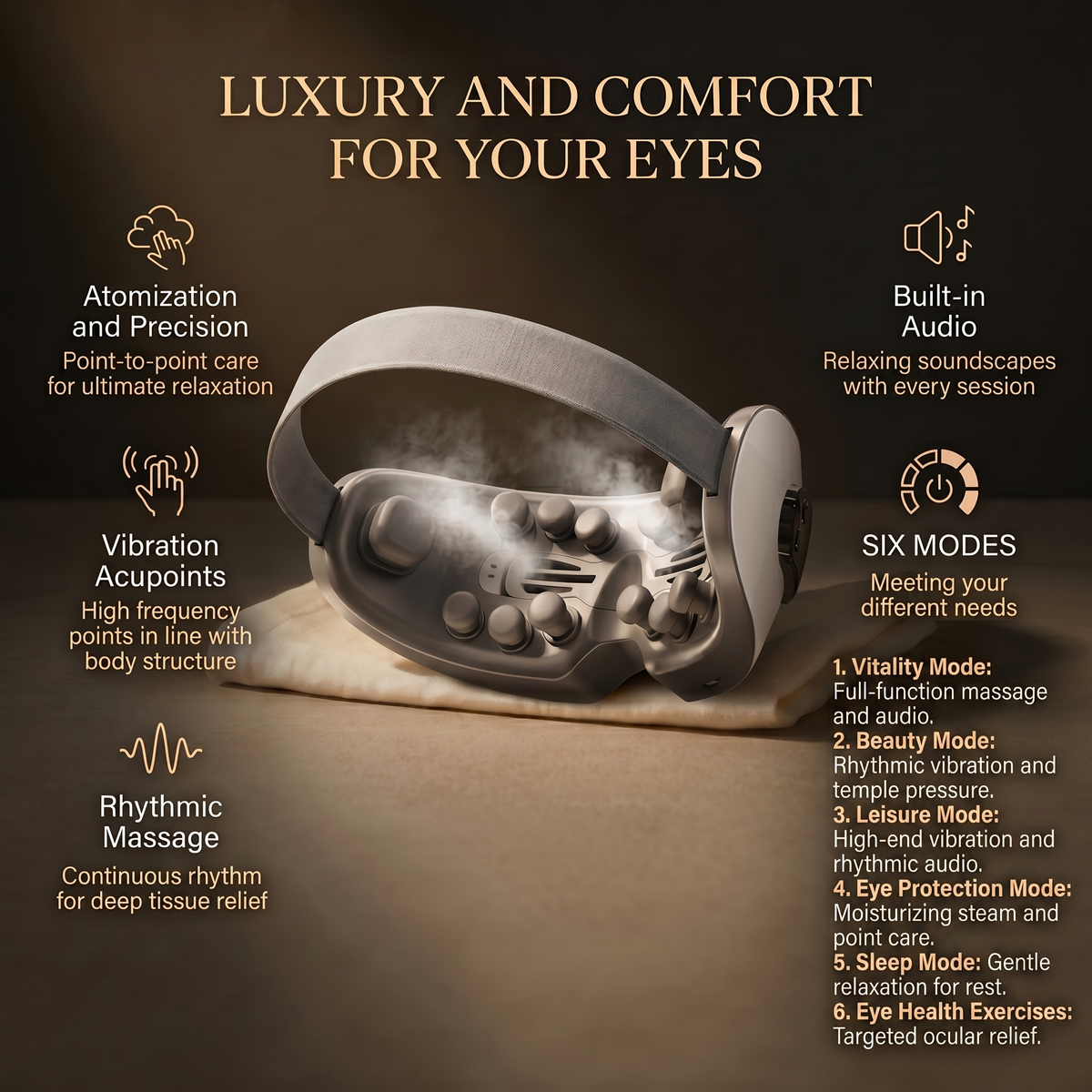 Steam Eye Massager - Banish Dark Circles & Enhance Sleep Quality