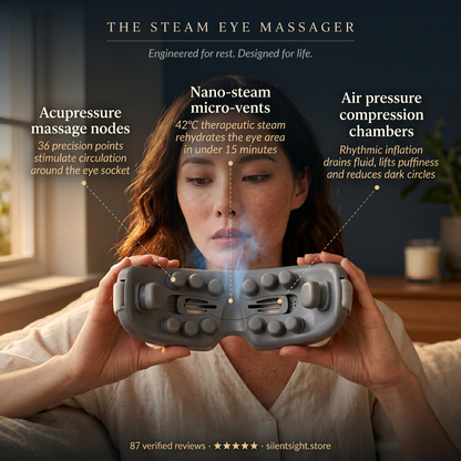 Steam Eye Massager - Banish Dark Circles & Enhance Sleep Quality
