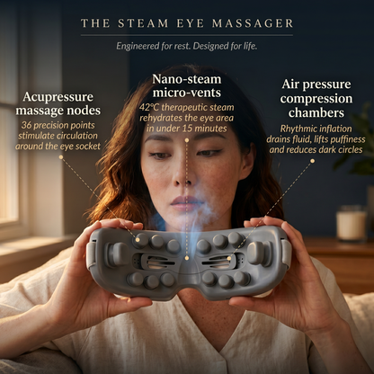 Advanced Thermal Steam Eye Massager