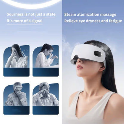 Steam Eye Massager Warm Spa Eye Care Instrument Smart Relieve Eyes Fatigue Massage Relax Improve Sleep Relieve Dark Circles
